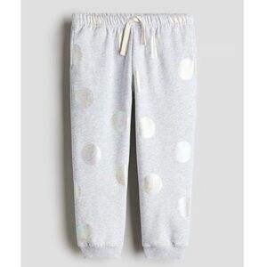H&M Sweatpants. Size 5/6. Grey & Silver.